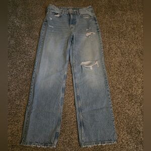 H&M Light Blue Straight Leg Jeans